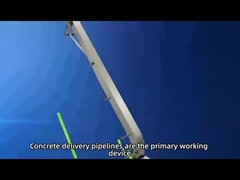 125*R385-29 tubo de bomba de flexión color rojo y estilo personalizado para camión de bomba de hormigón